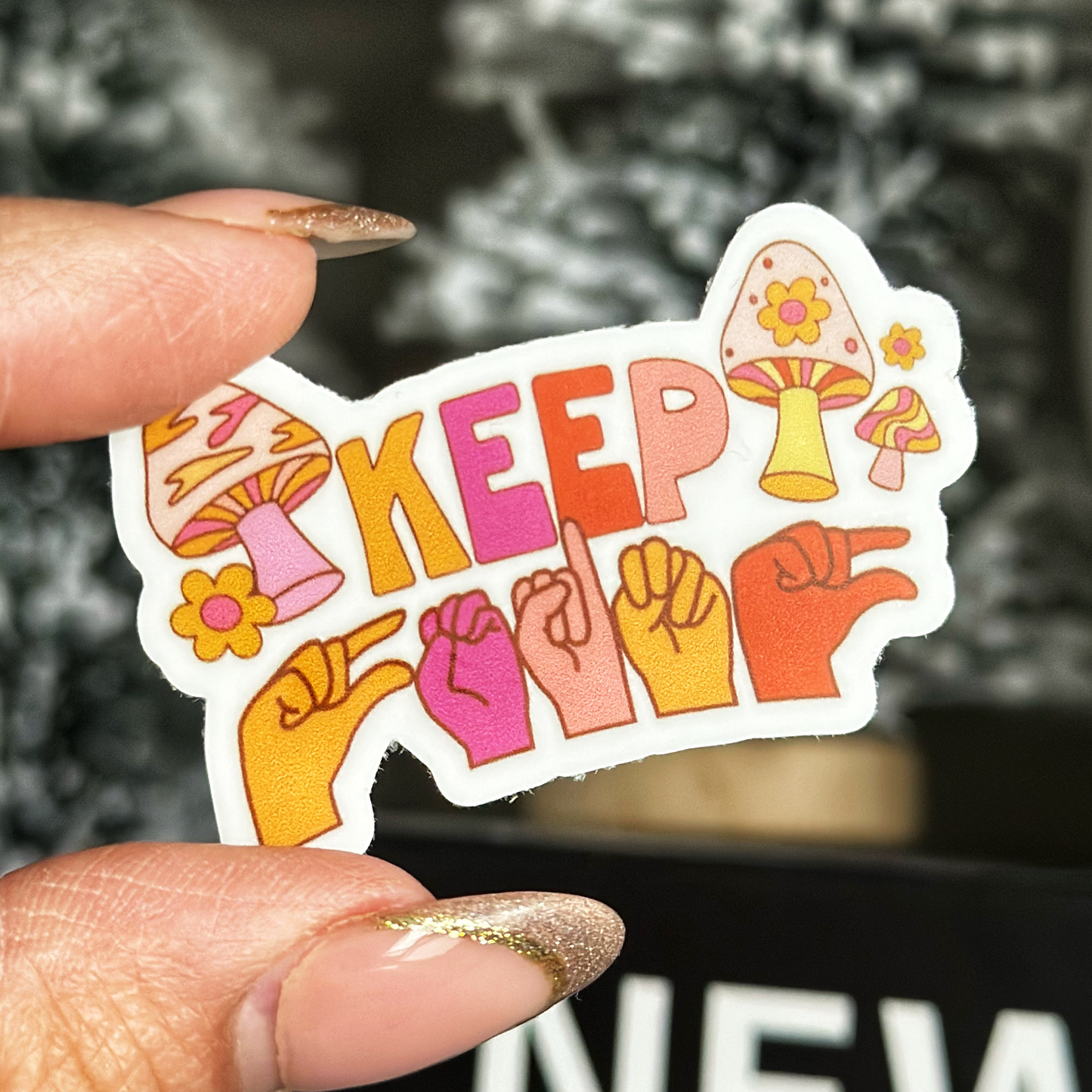 Keep Going Sticker