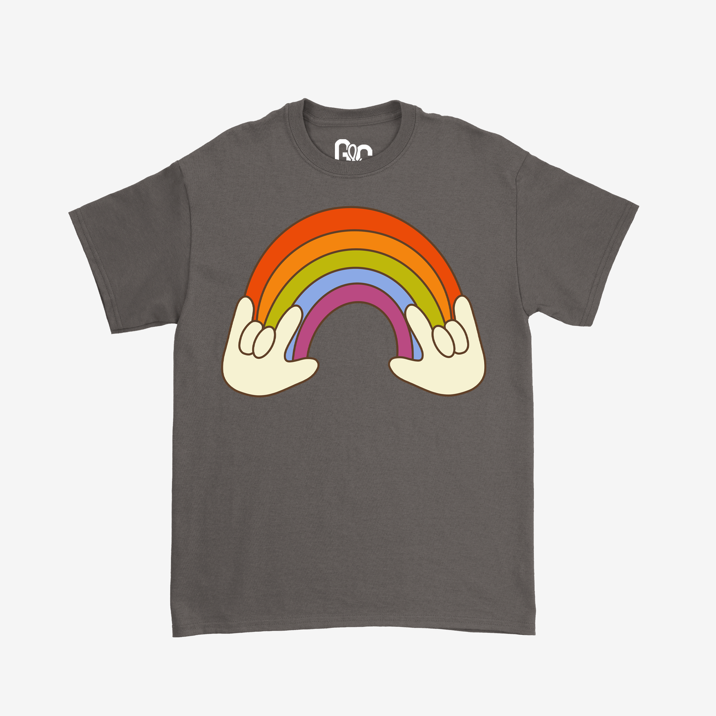 Retro ILY Rainbow Tee
