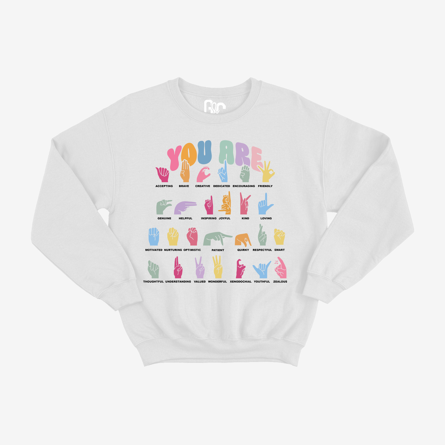 You are Alphabet Crewneck