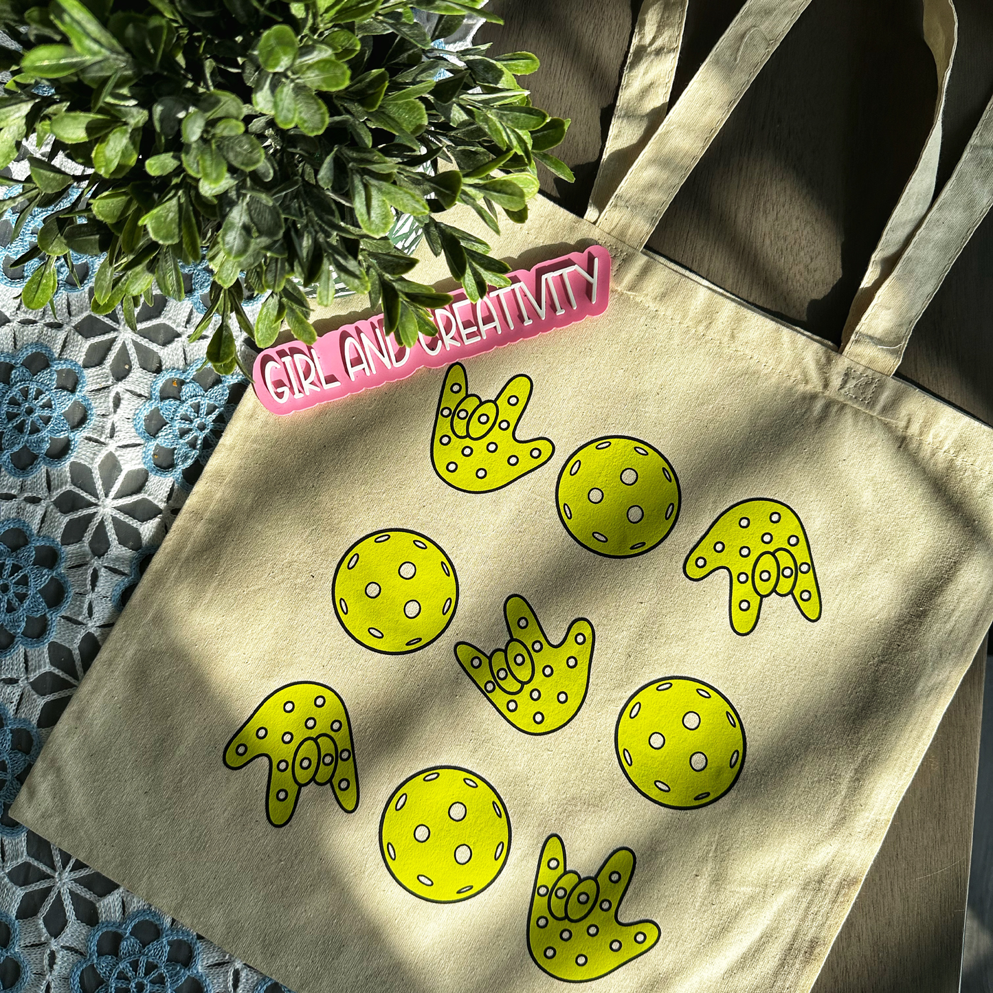 Pickleball Tote Bag