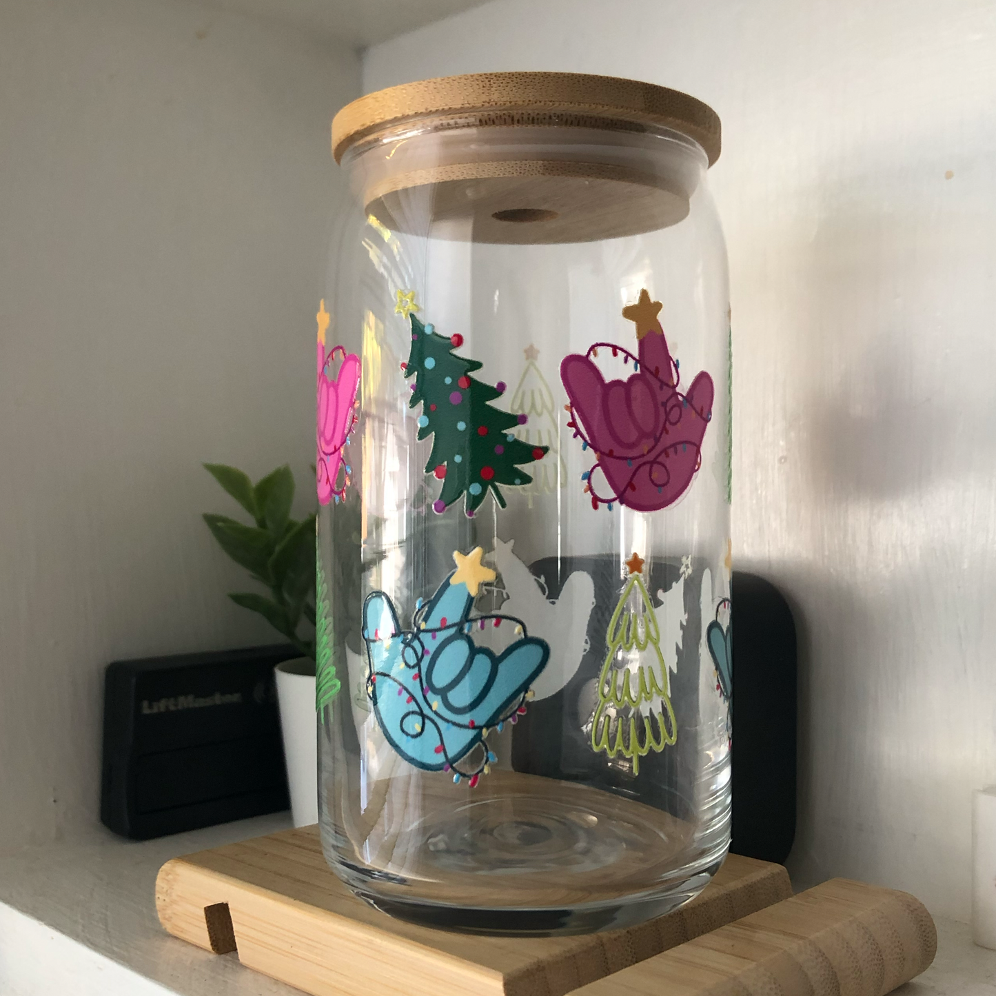 Christmas Tree ILY Beer Can