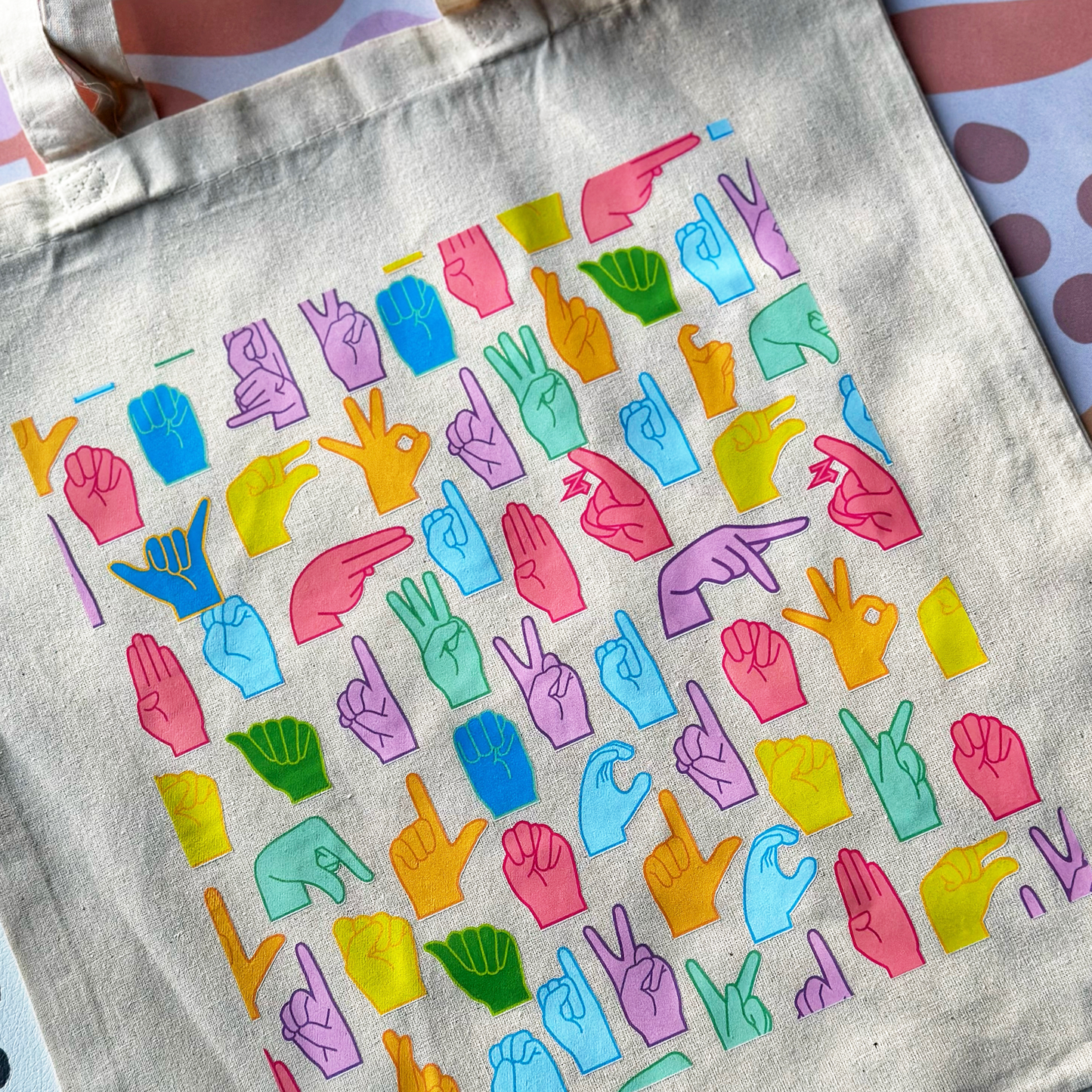 Alphabet Tote Bag
