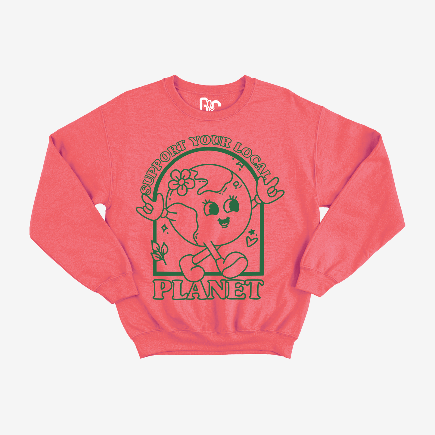 Support your Local Planet Crewneck