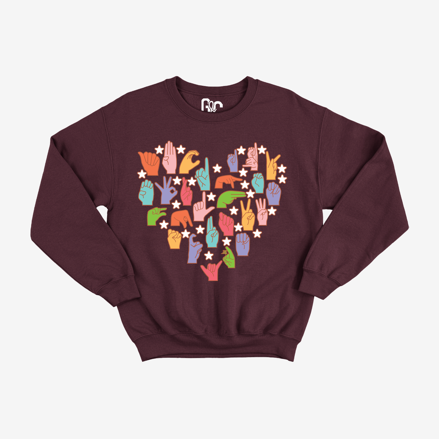 Heart of Alphabet Crewneck
