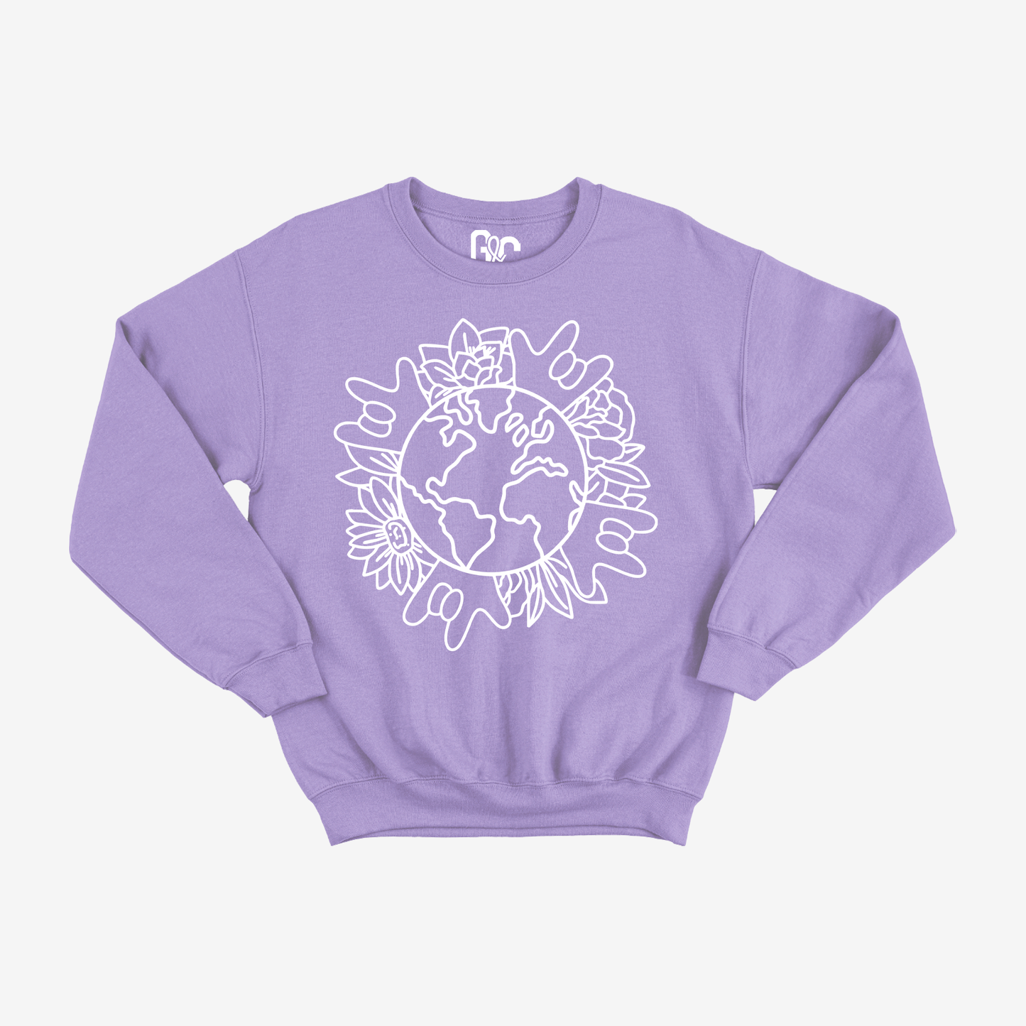 Flower Earth Crewneck