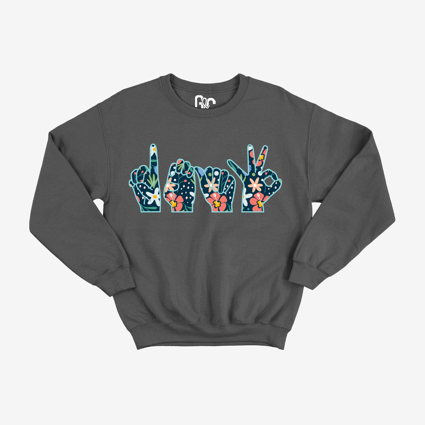 Deaf Flower Crewneck