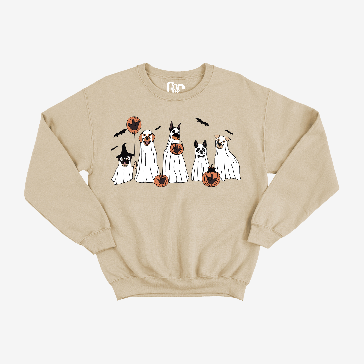 Dogs Ghost Crewneck