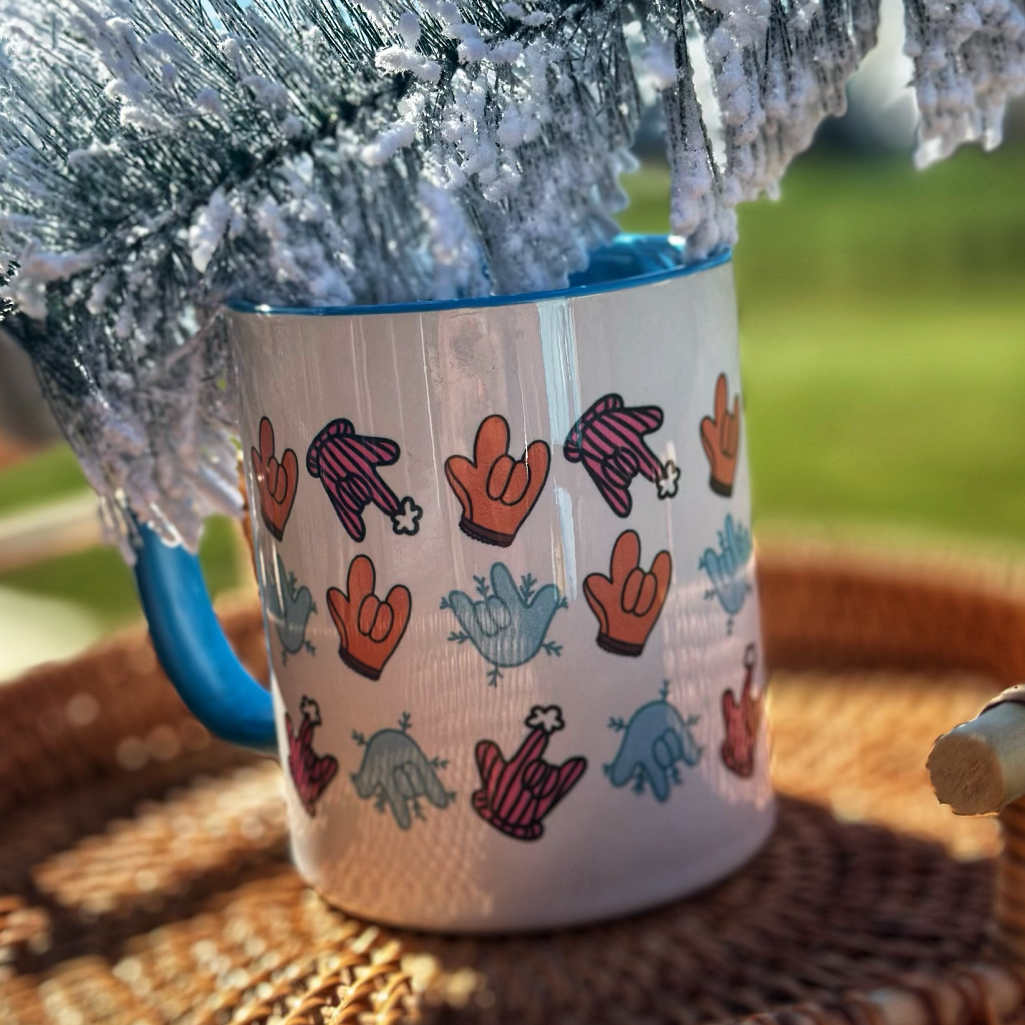 Weather & ILY Mug Girl and Creativity