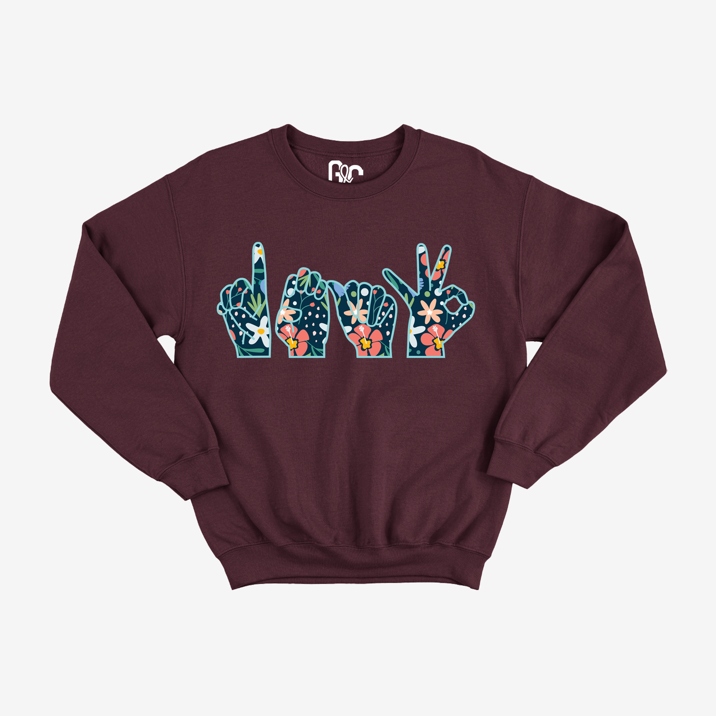 Deaf Flower Crewneck