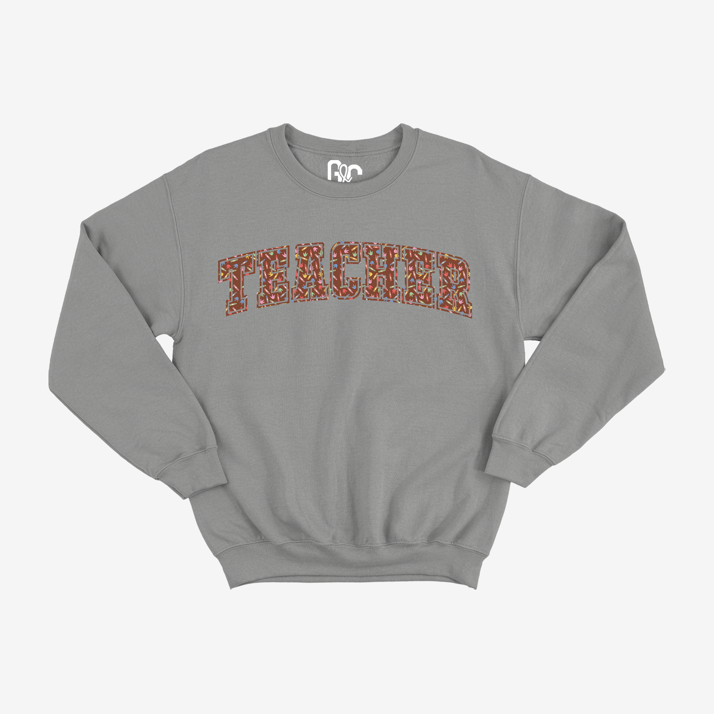 Teacher Crayon Crewneck