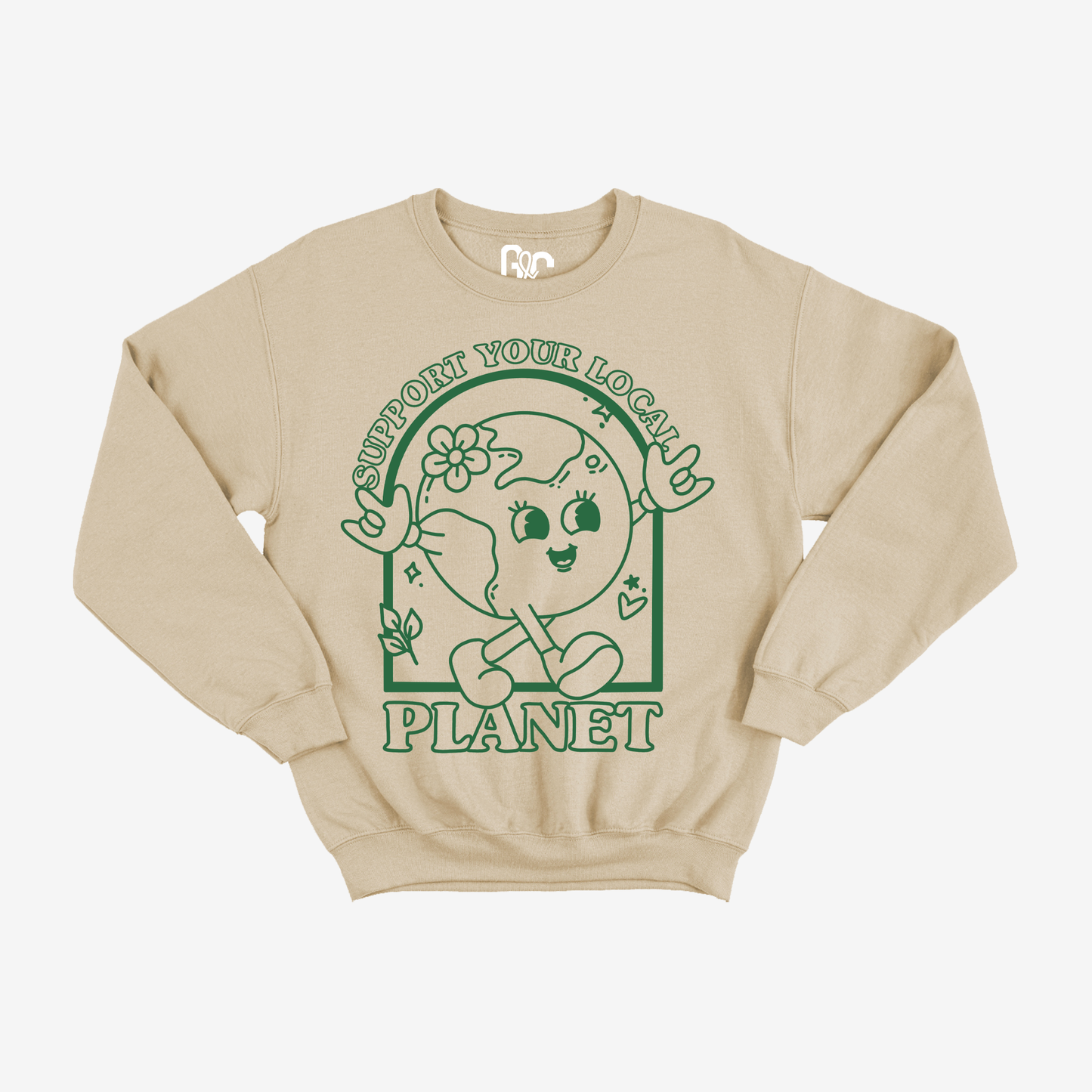 Support your Local Planet Crewneck