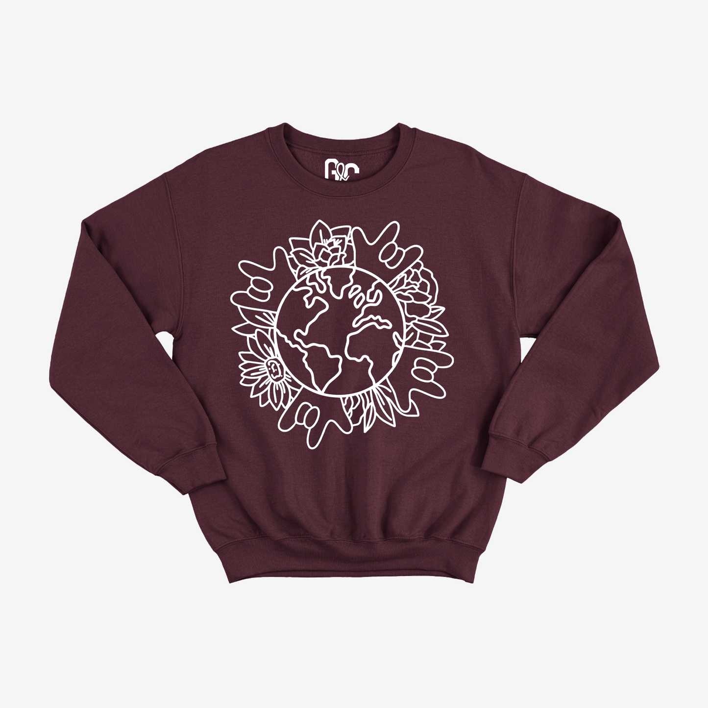 Flower Earth Crewneck