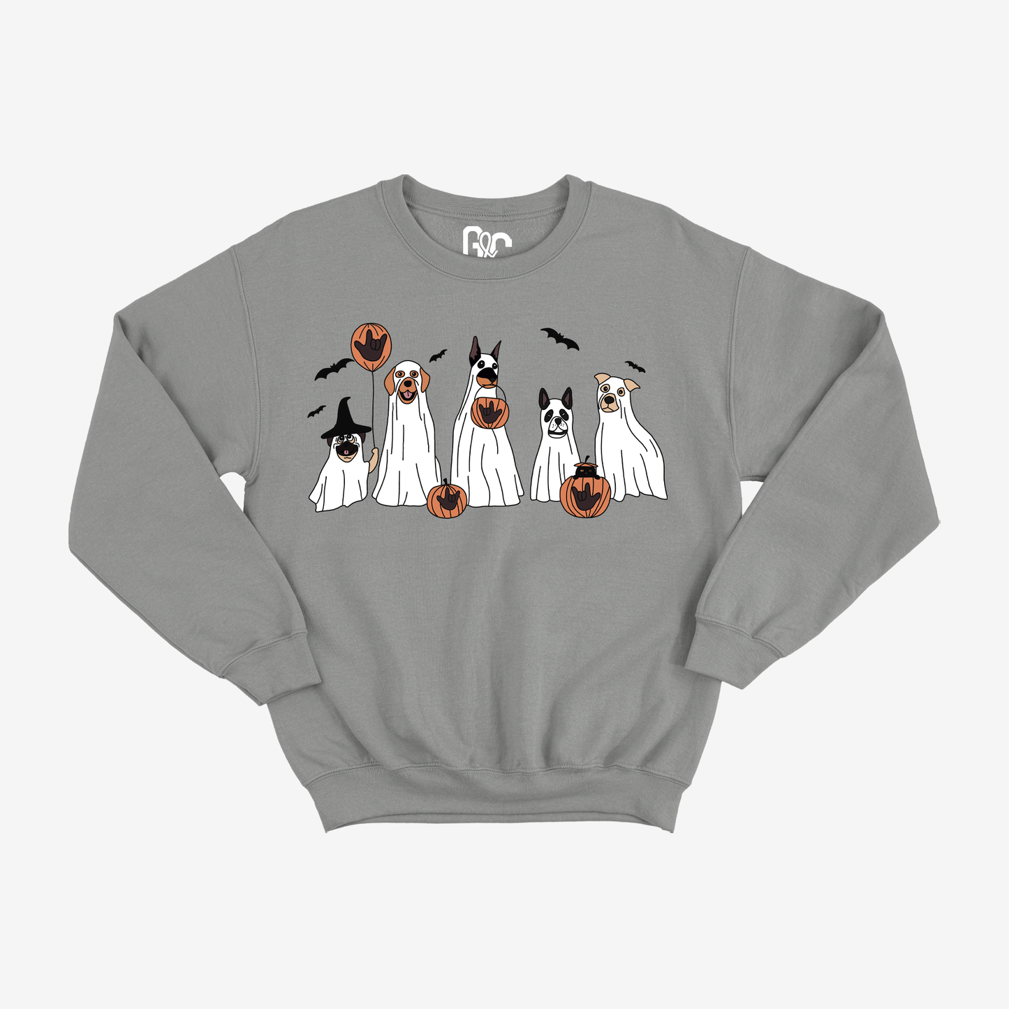Dogs Ghost Crewneck