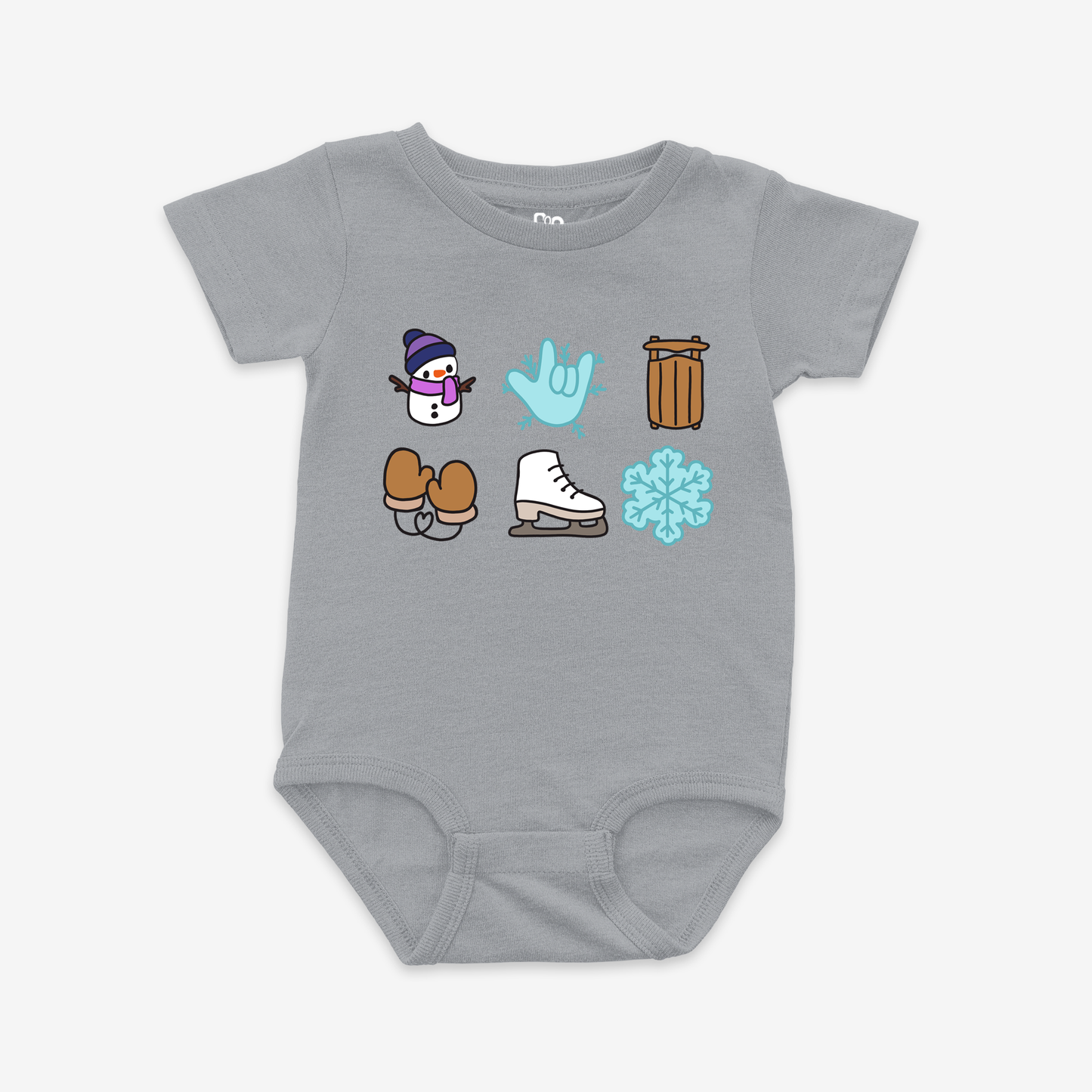 Frosty ILY Onesie Tee