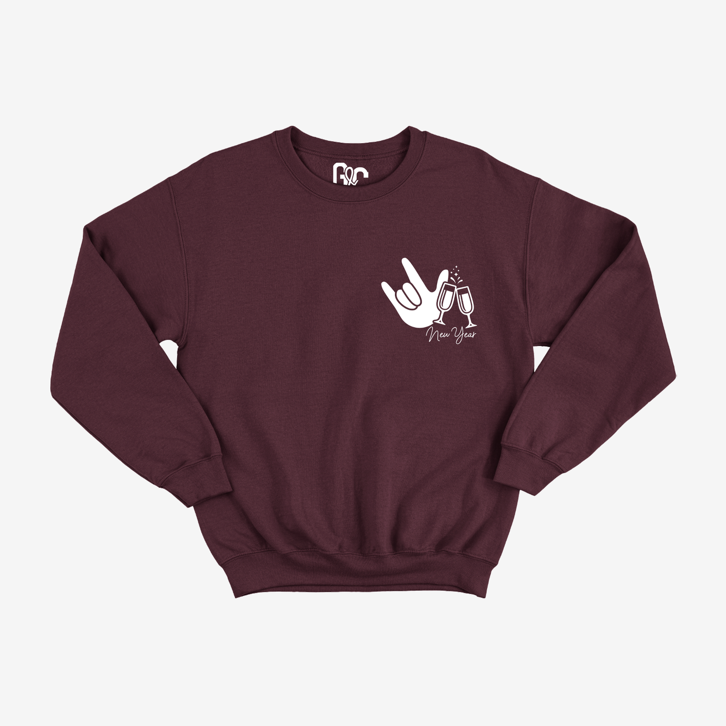 Champagne & ILY Crewneck