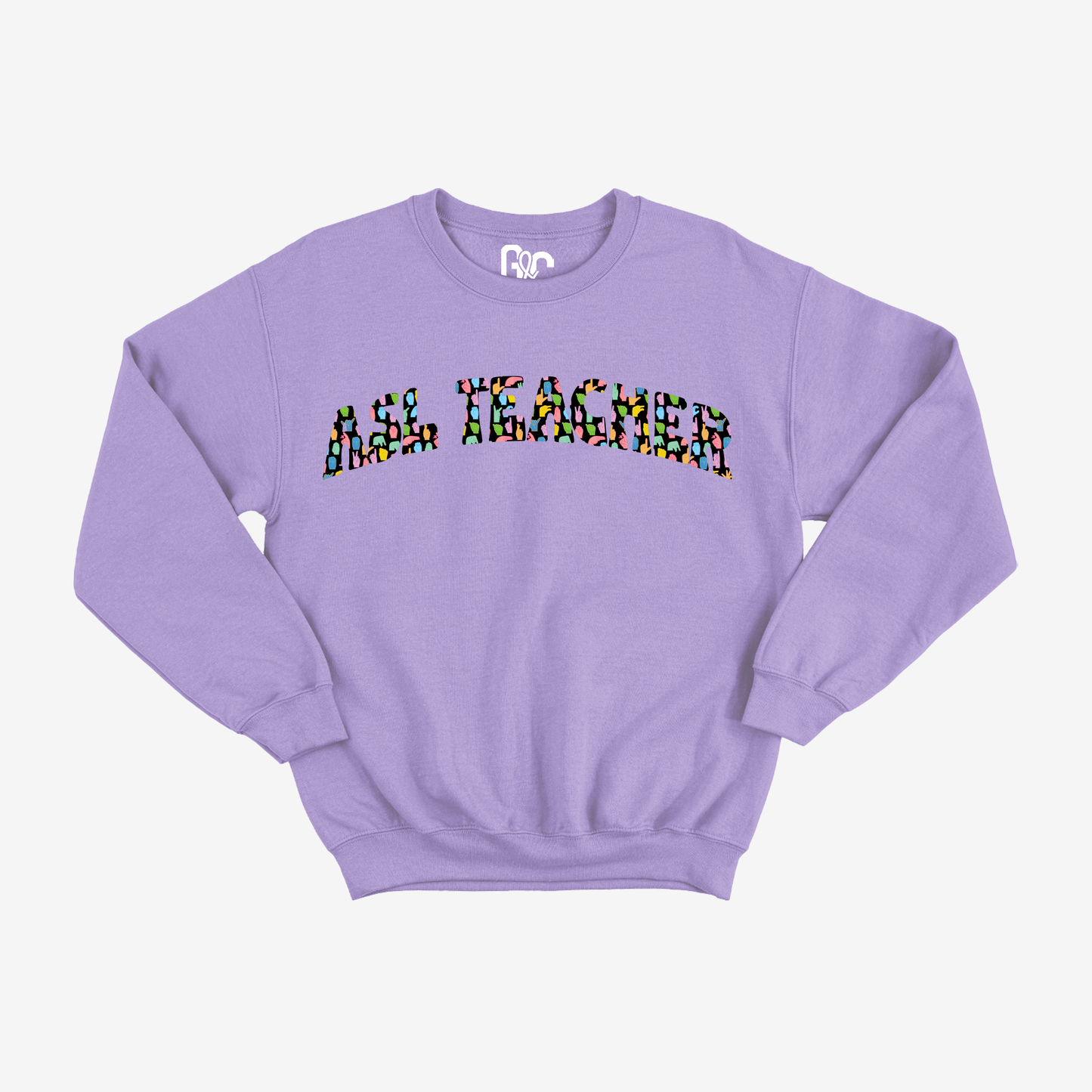 ASL Teacher Alphabet Crewneck