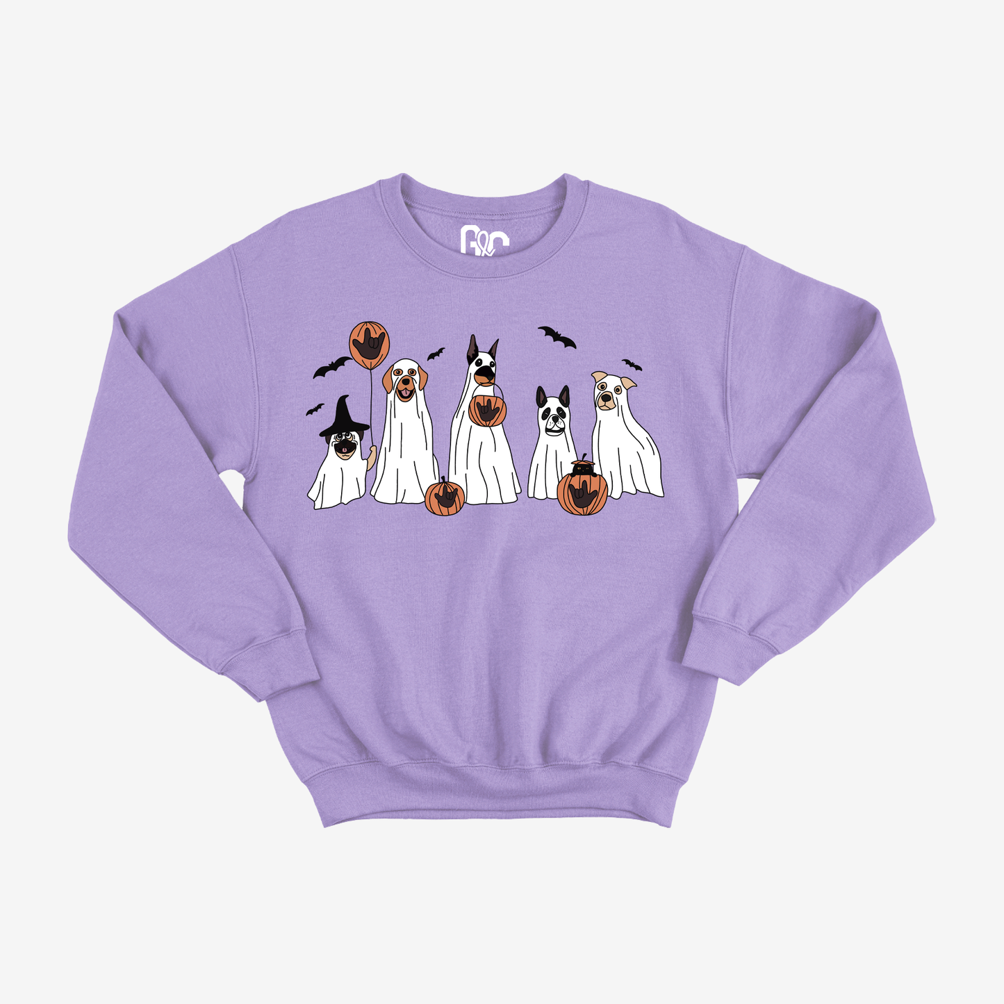 Dogs Ghost Crewneck