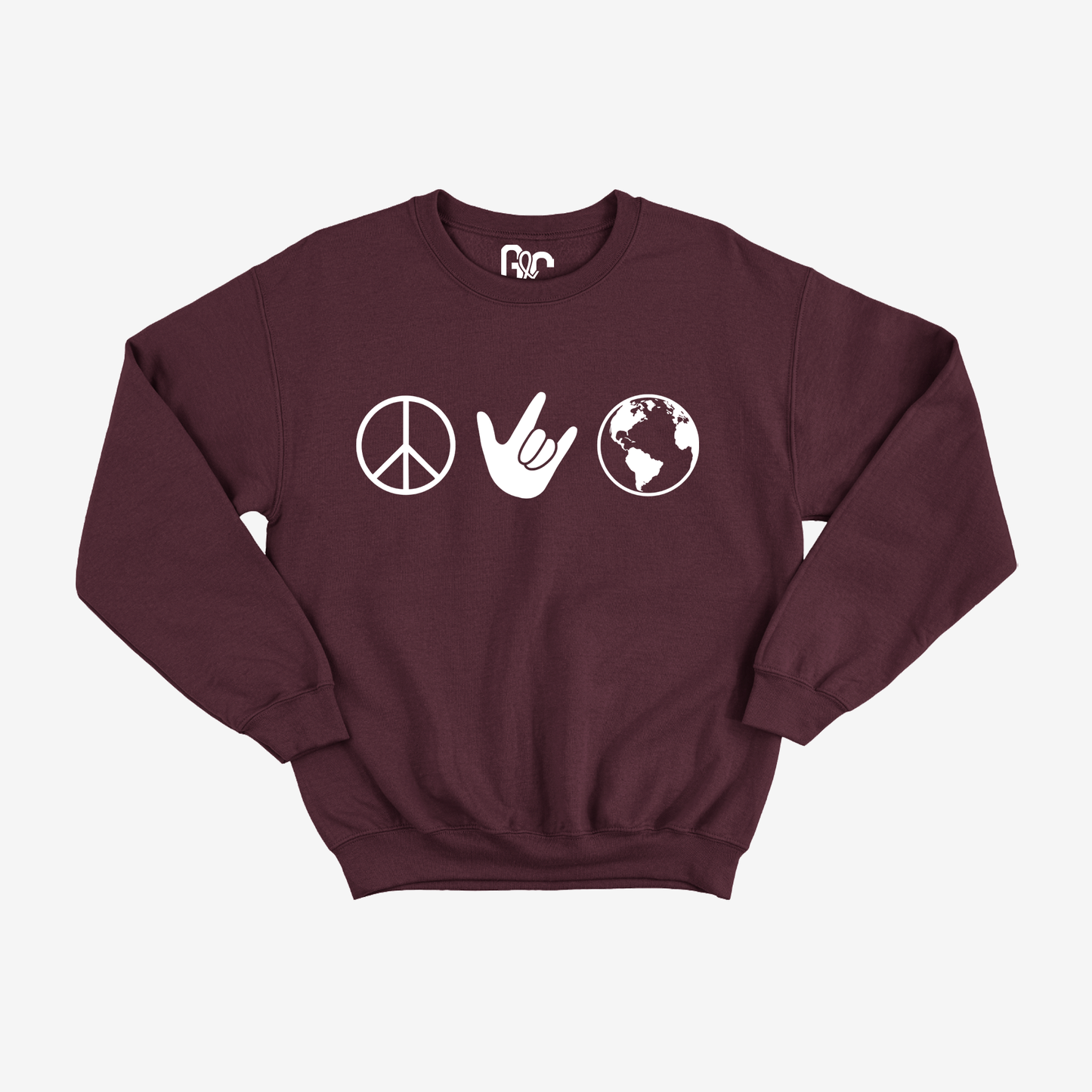 Peace ILY Crewneck