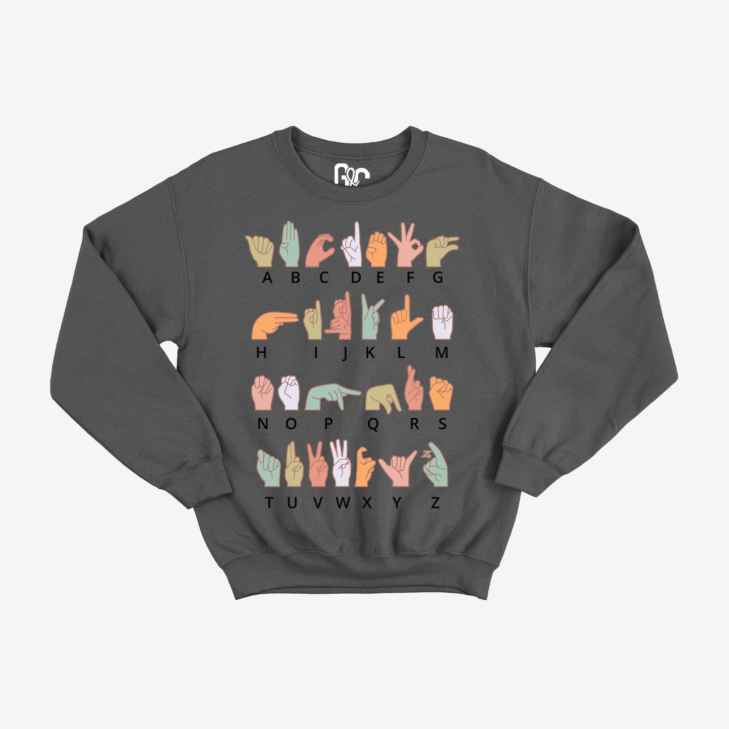 Sign Alphabet Crewneck