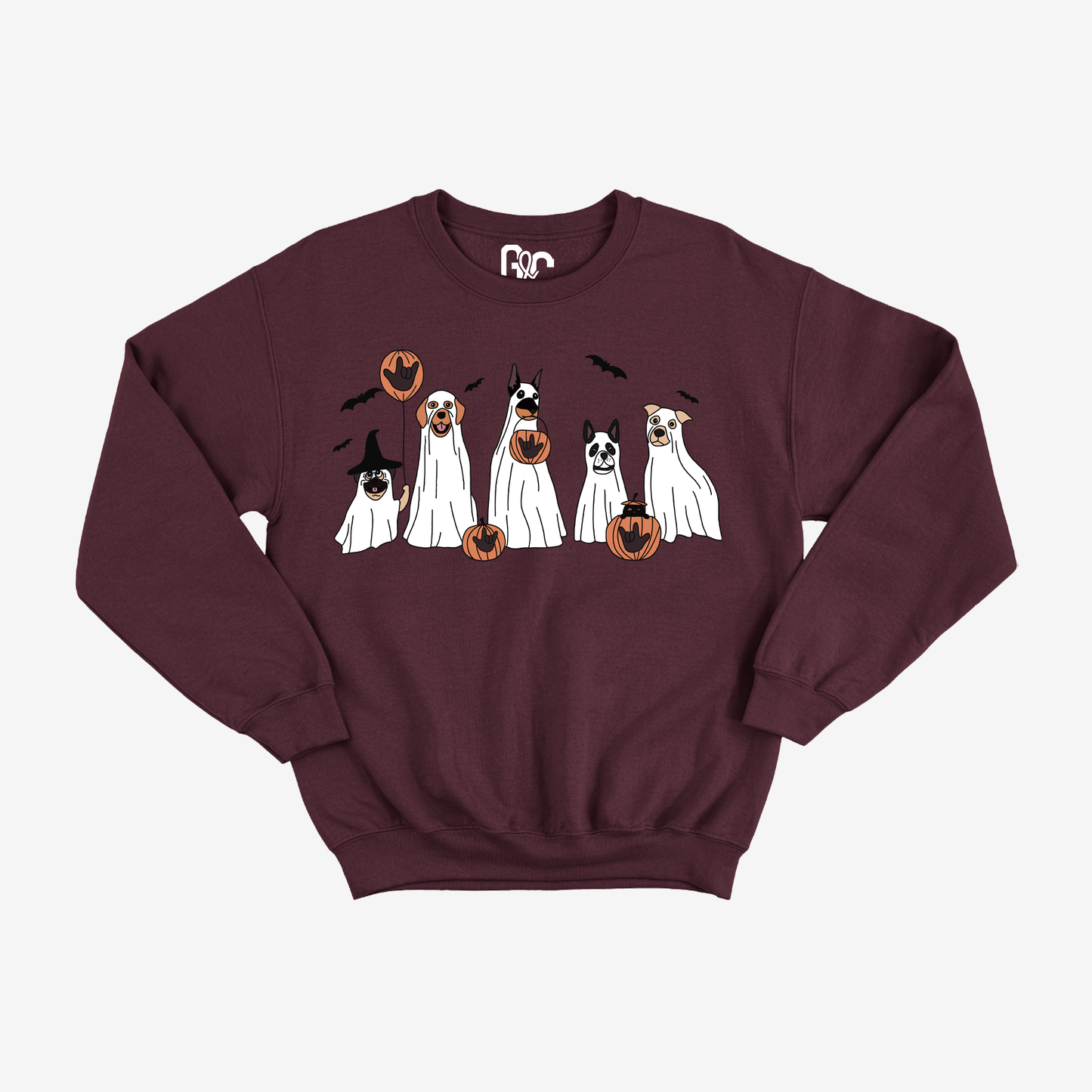 Dogs Ghost Crewneck