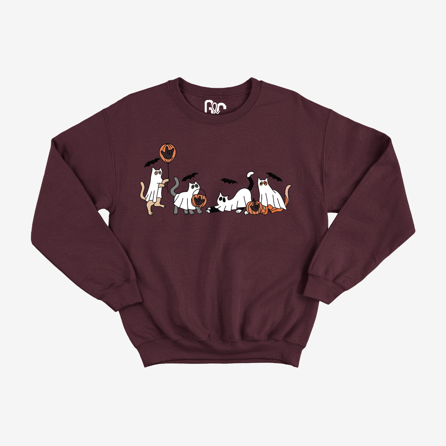 Cats Ghost Crewneck