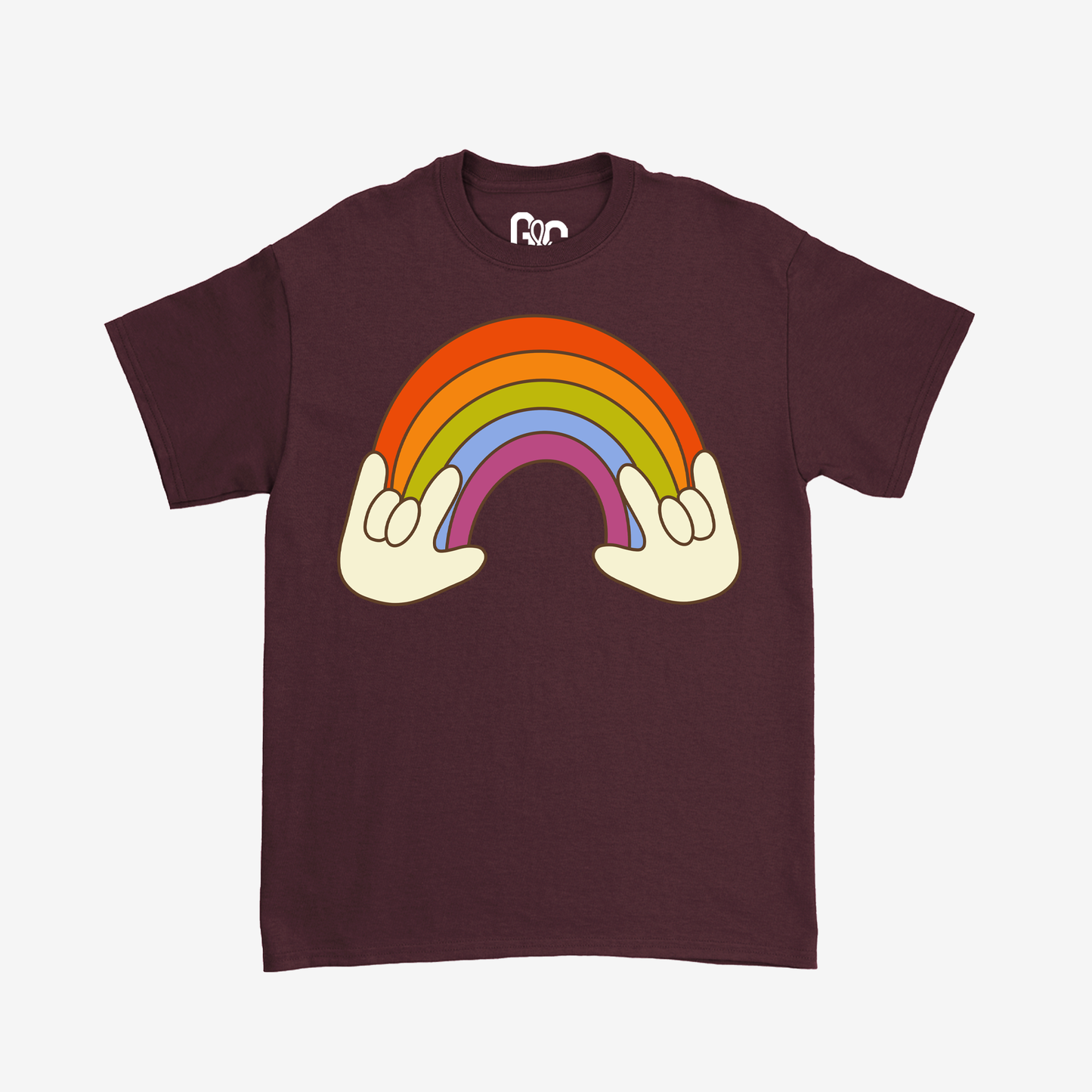Retro ILY Rainbow Tee