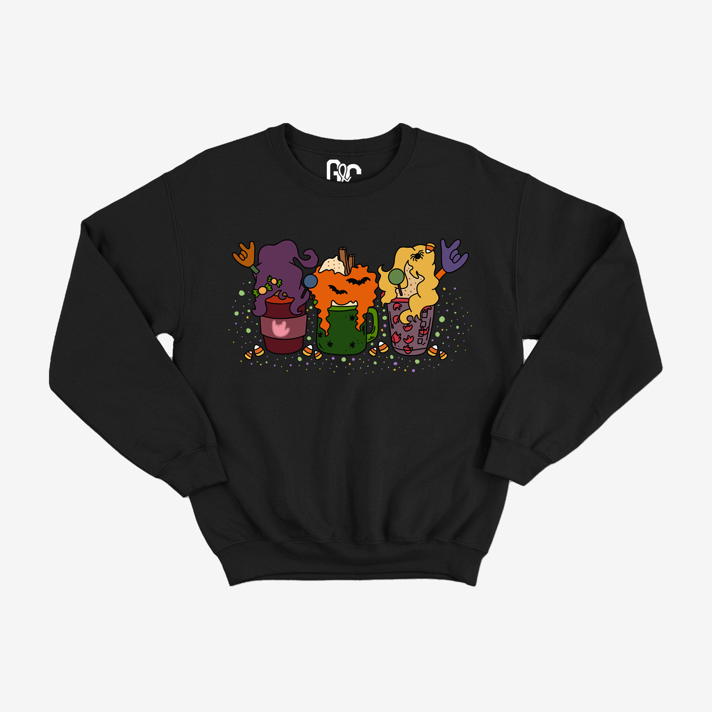 Houcs Pocus Halloween Coffee Crewneck