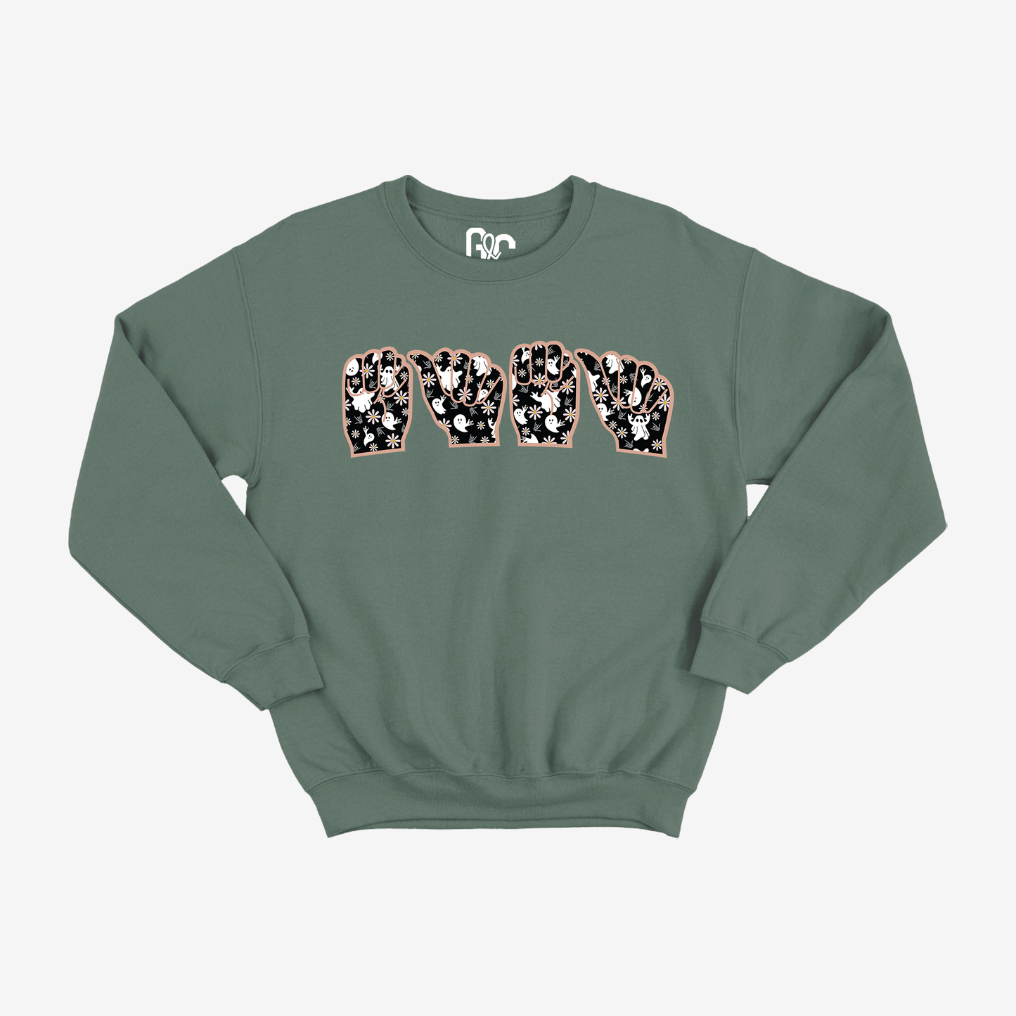 Mama ILY Ghostly Crewneck