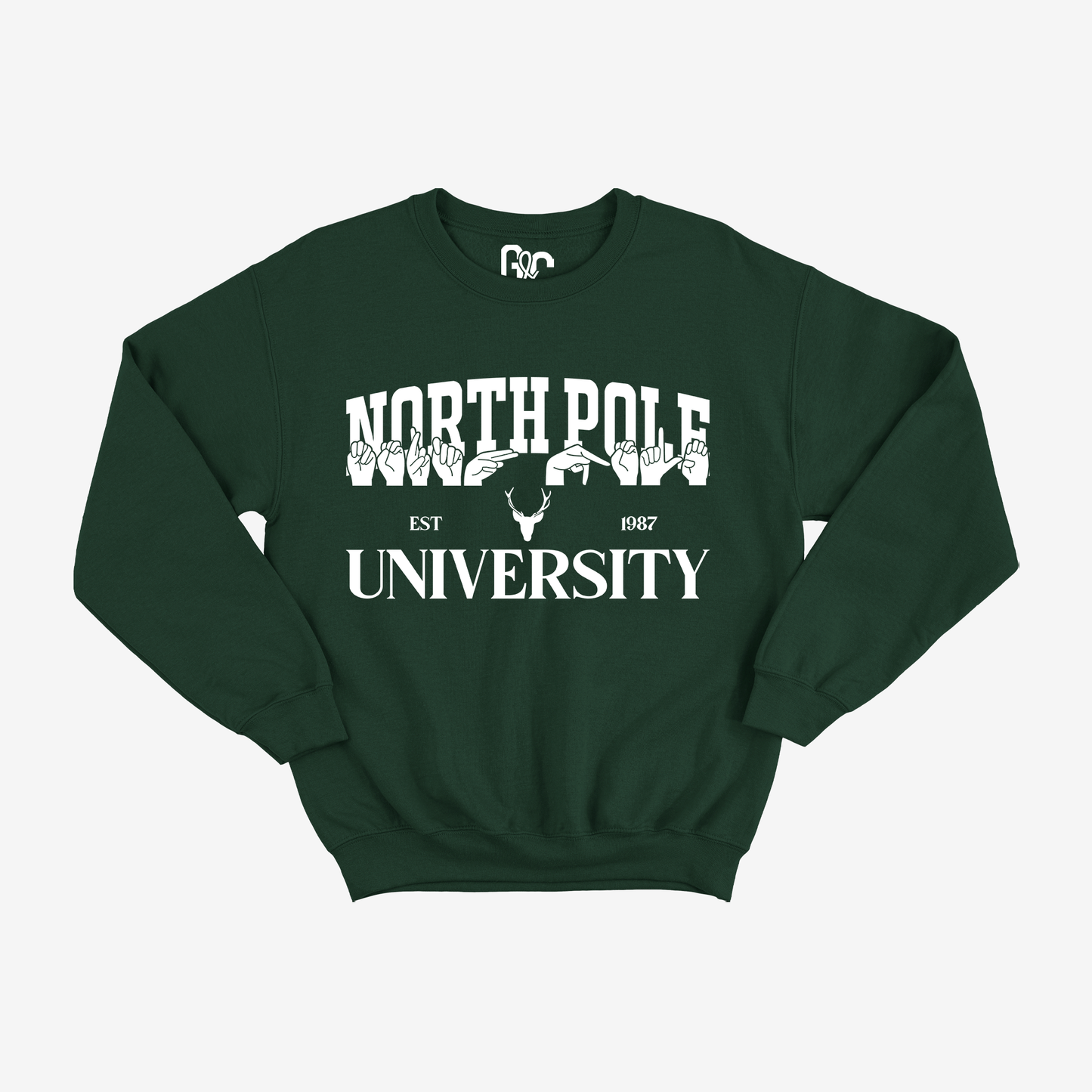 North Pole University Crewneck
