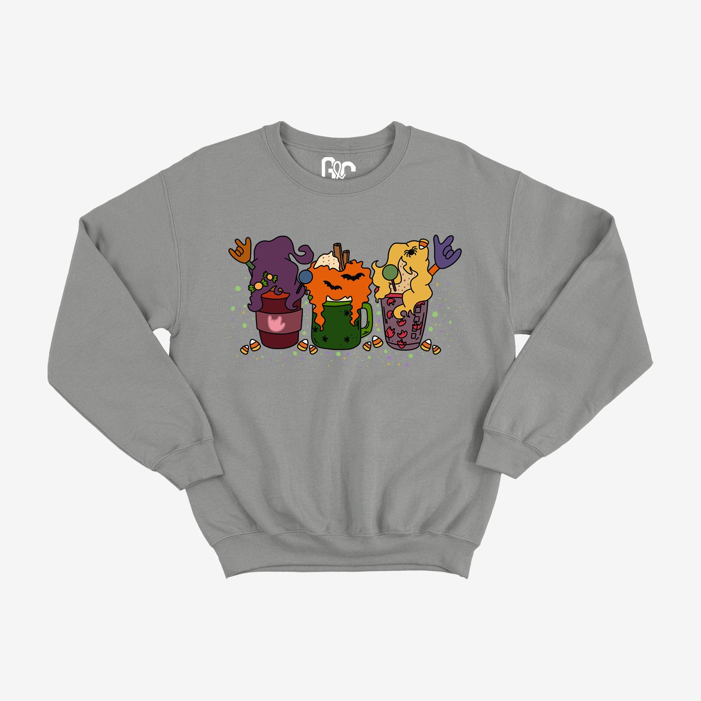Houcs Pocus Halloween Coffee Crewneck