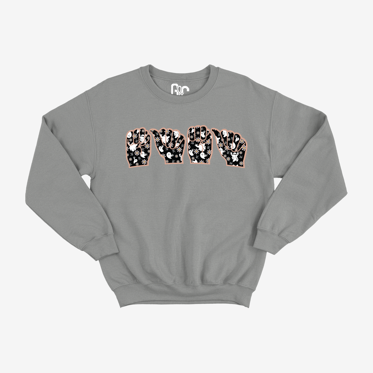 Mama ILY Ghostly Crewneck
