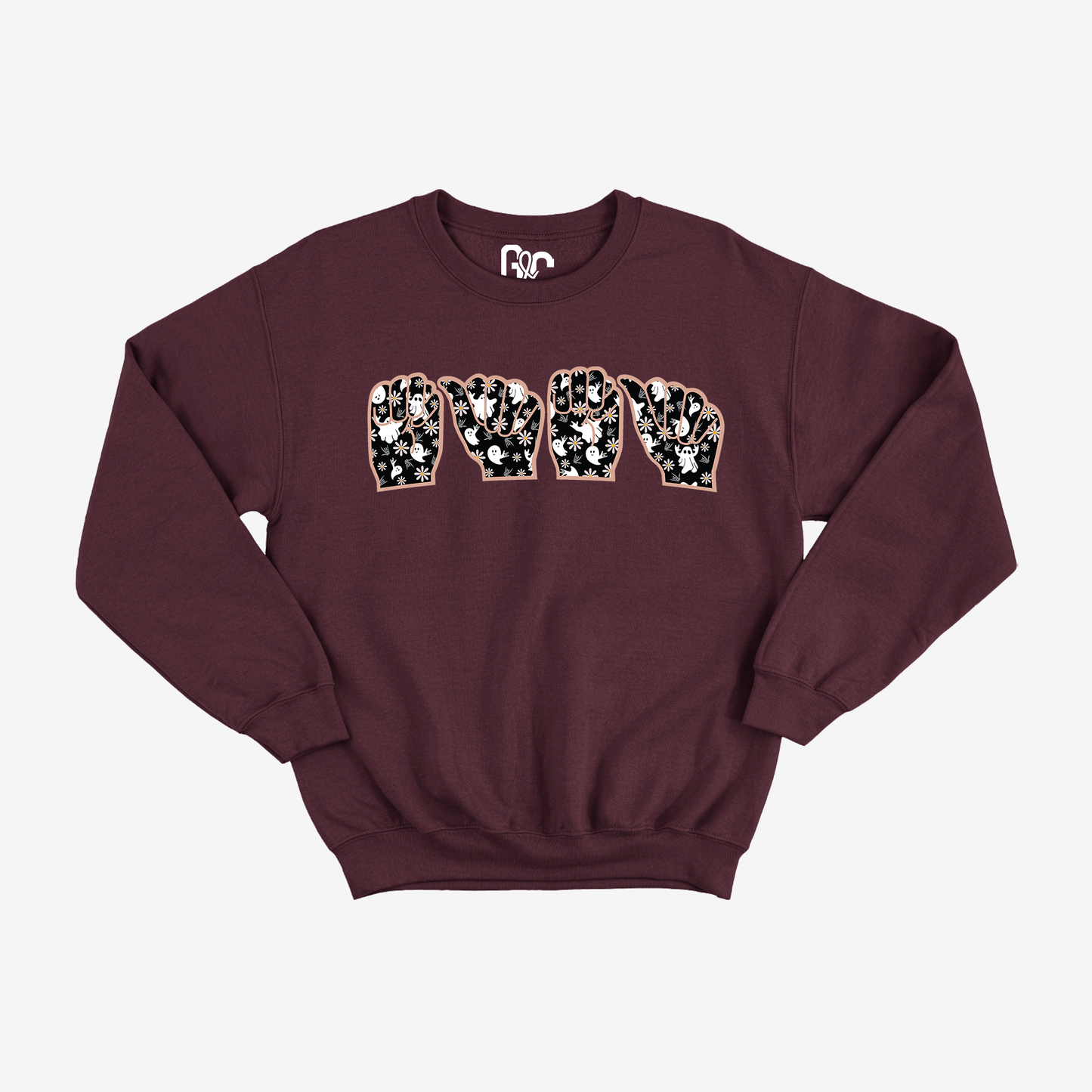 Mama ILY Ghostly Crewneck