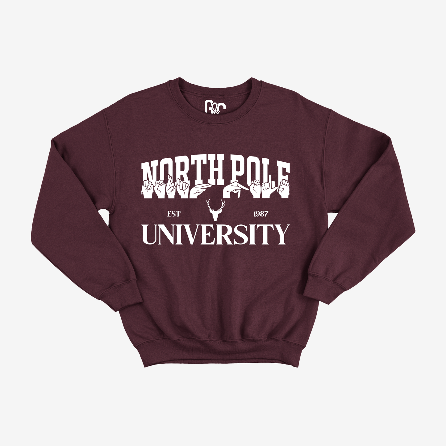 North Pole University Crewneck