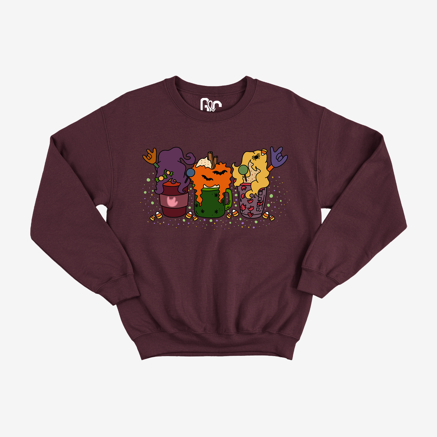 Houcs Pocus Halloween Coffee Crewneck
