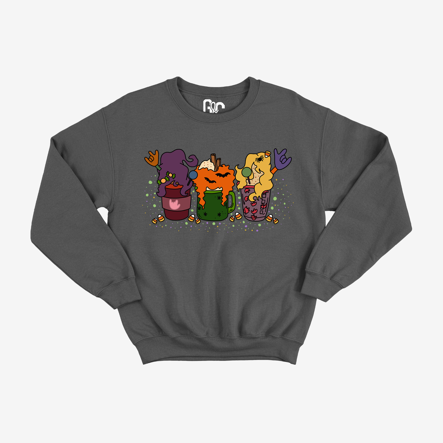 Houcs Pocus Halloween Coffee Crewneck