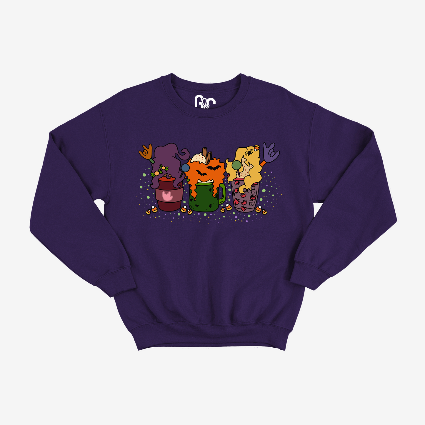 Houcs Pocus Halloween Coffee Crewneck
