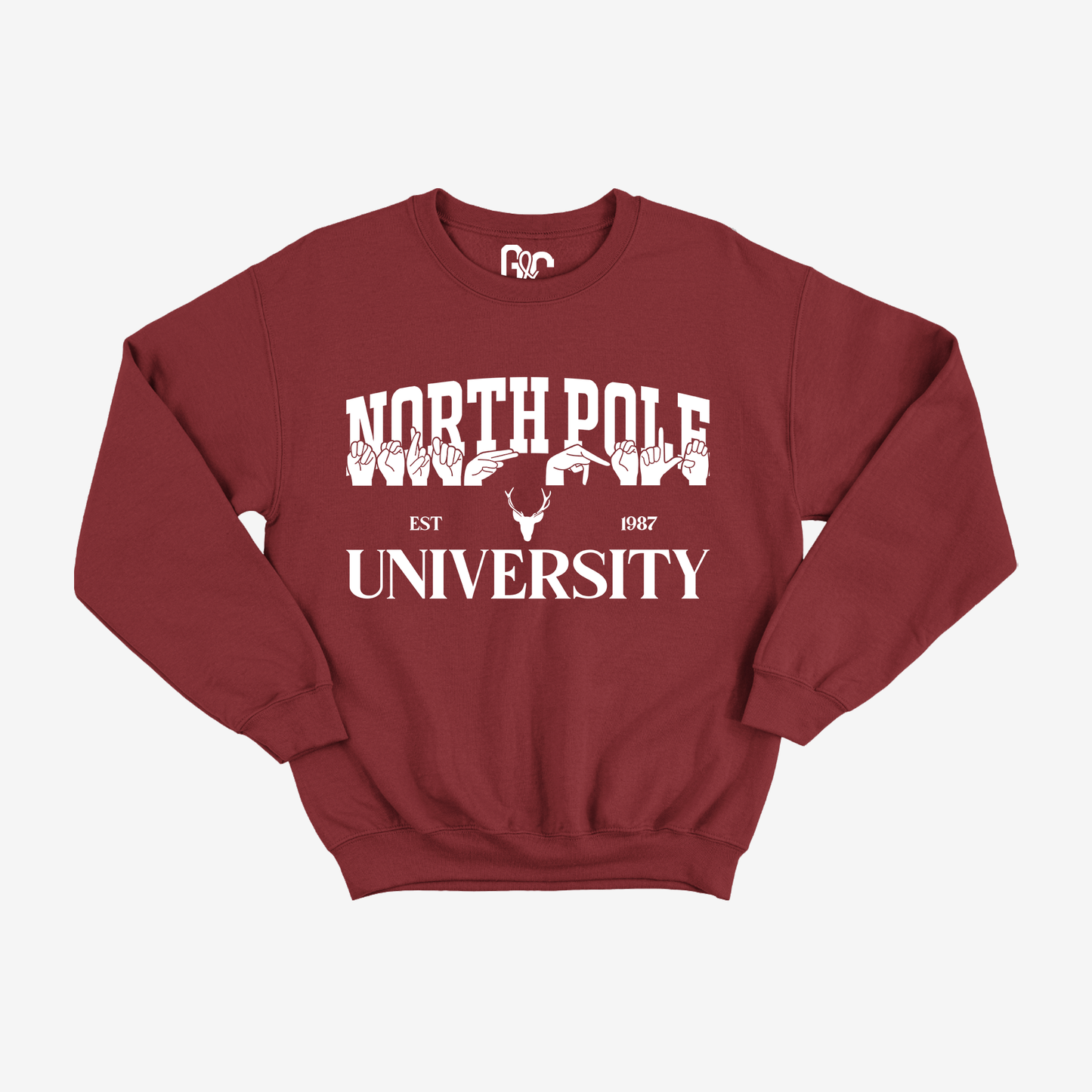North Pole University Crewneck