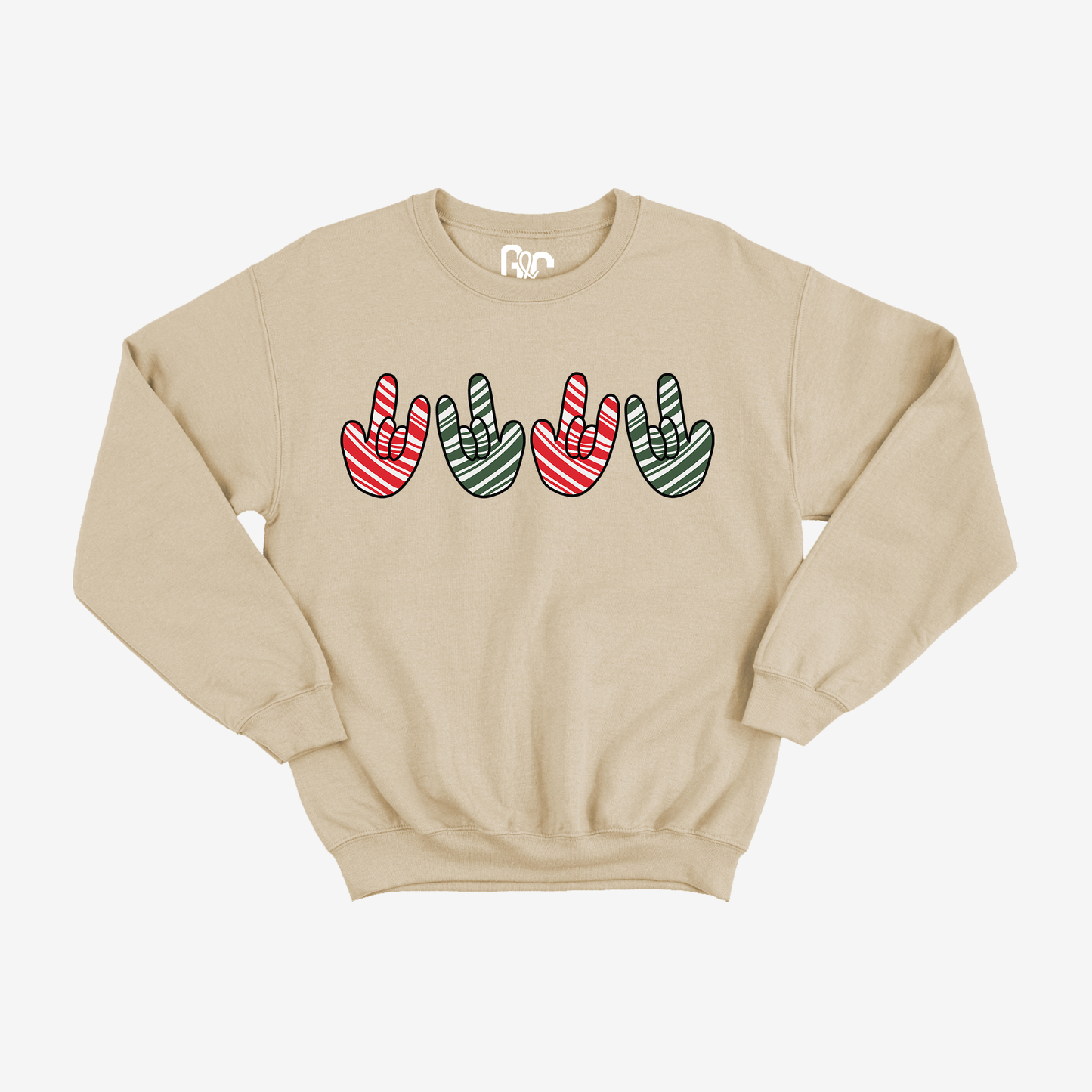 ILY Candy Cane Crewneck