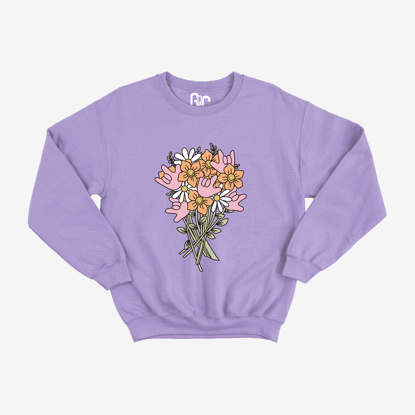 ILY Flower Crewneck