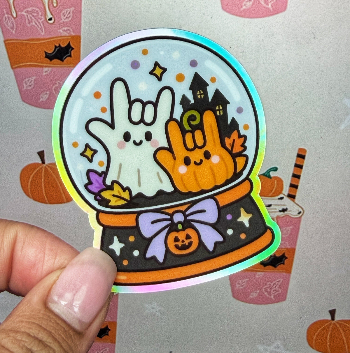 Hologram Snow Global
ILY Sticker