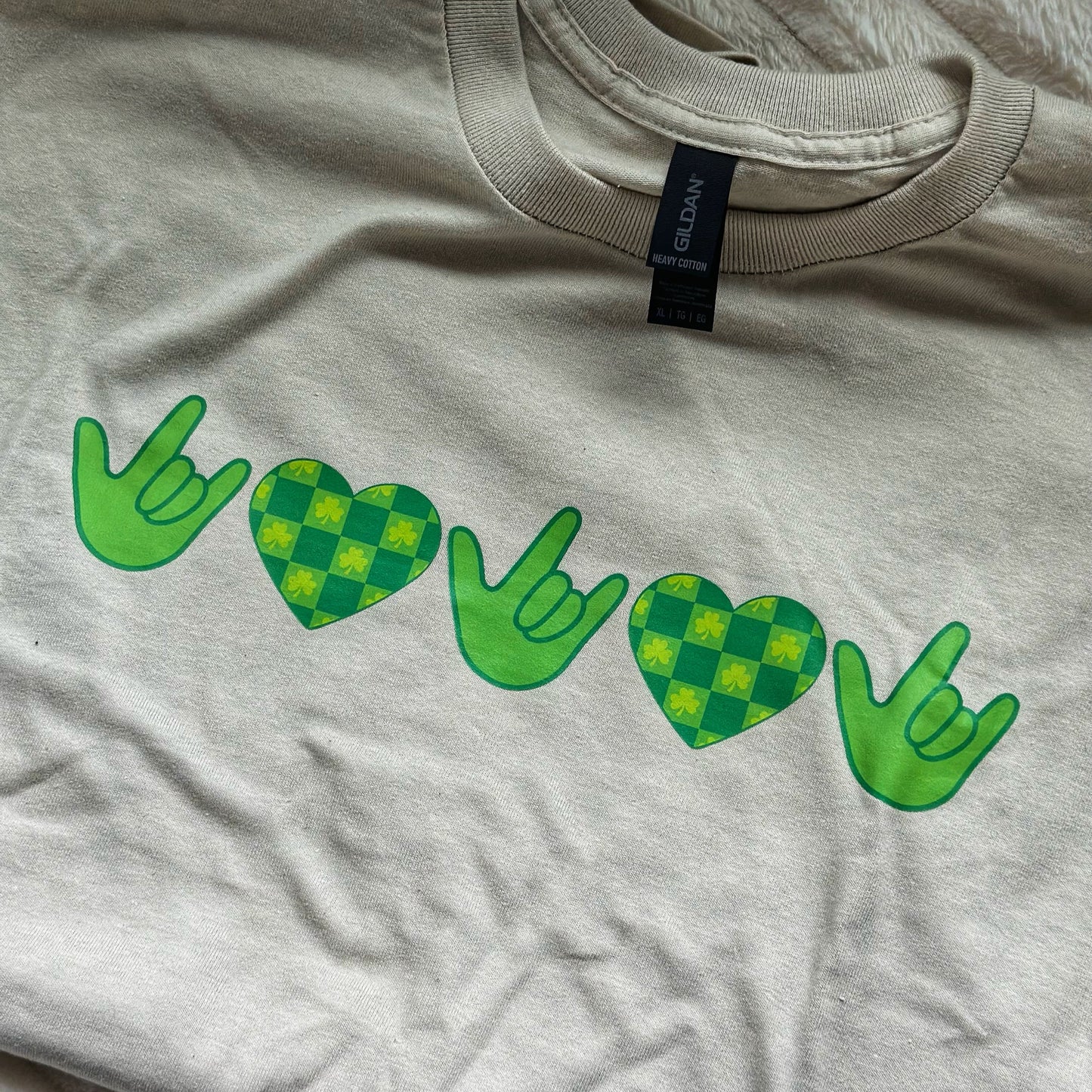 Lucky Checkered ILY Tee