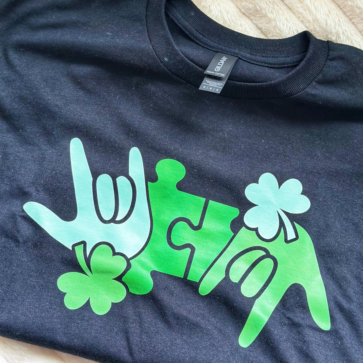 ILY Clover Puzzle Tee