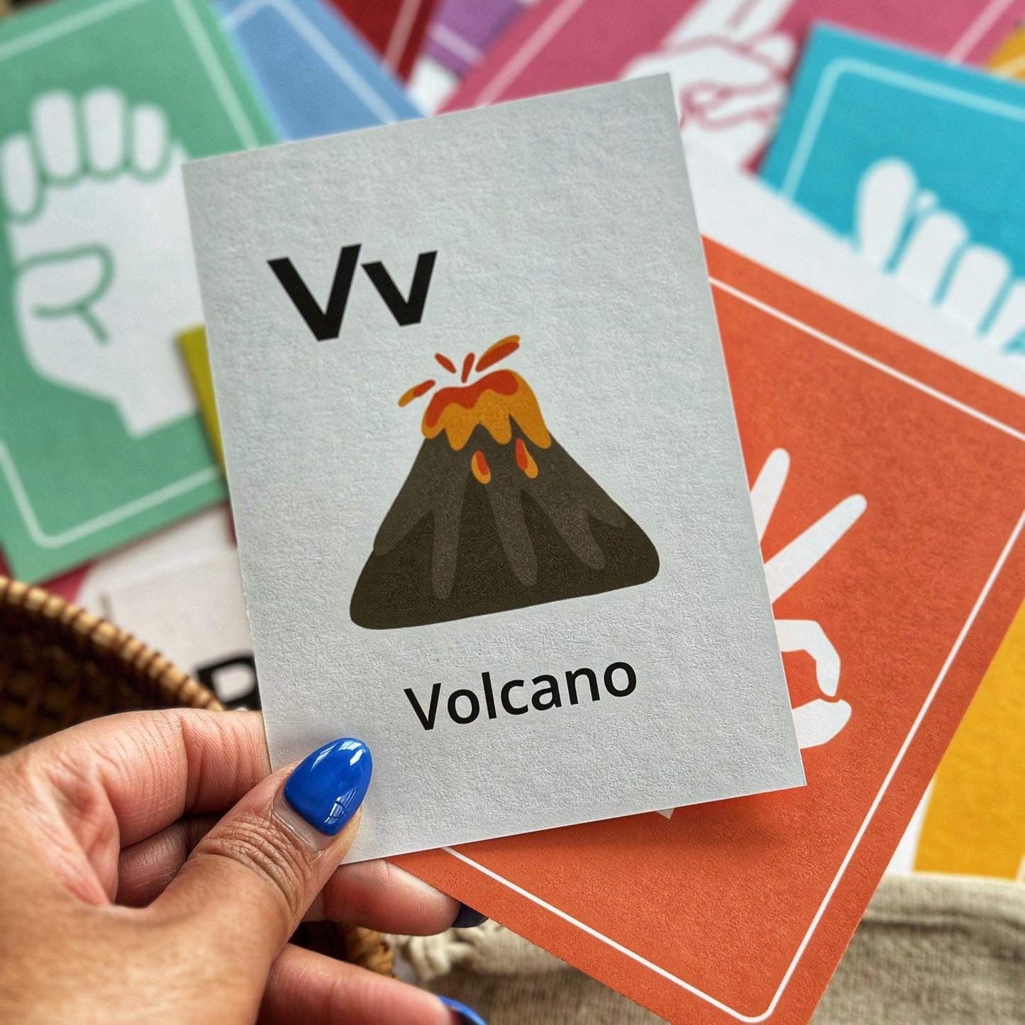 ASL Alphabet & Clipart Flashcards