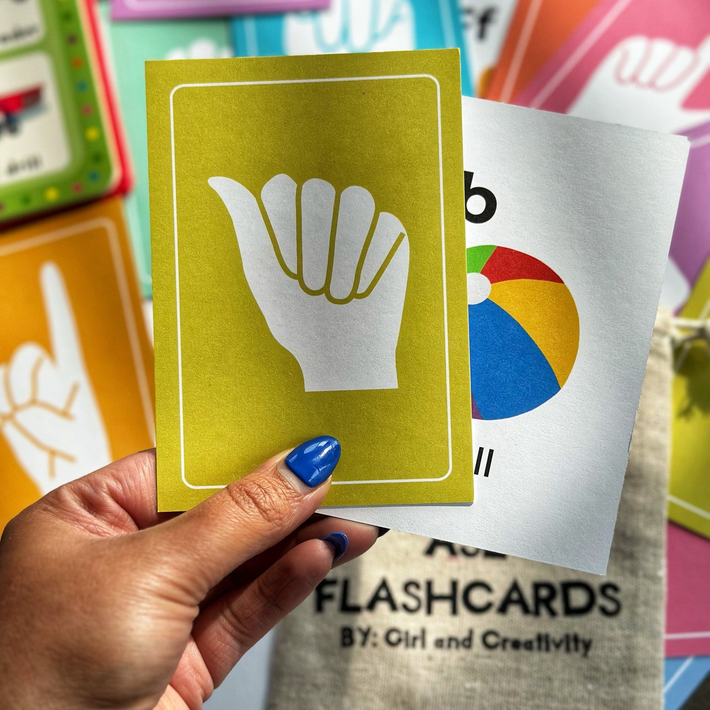 ASL Alphabet & Clipart Flashcards