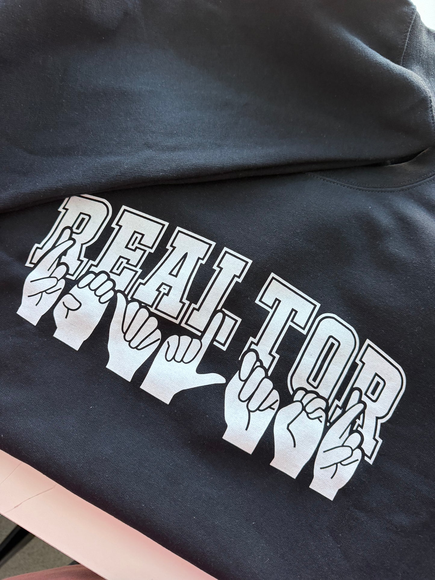 Realtor - XL Black Crewneck