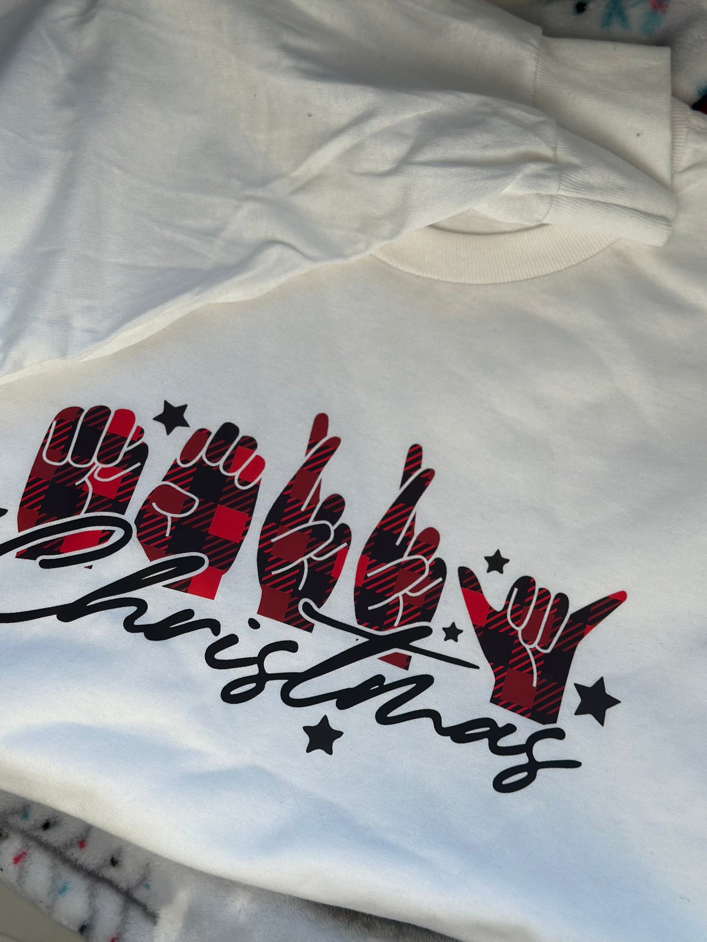 Merry Christmas- XL White Long Sleeve