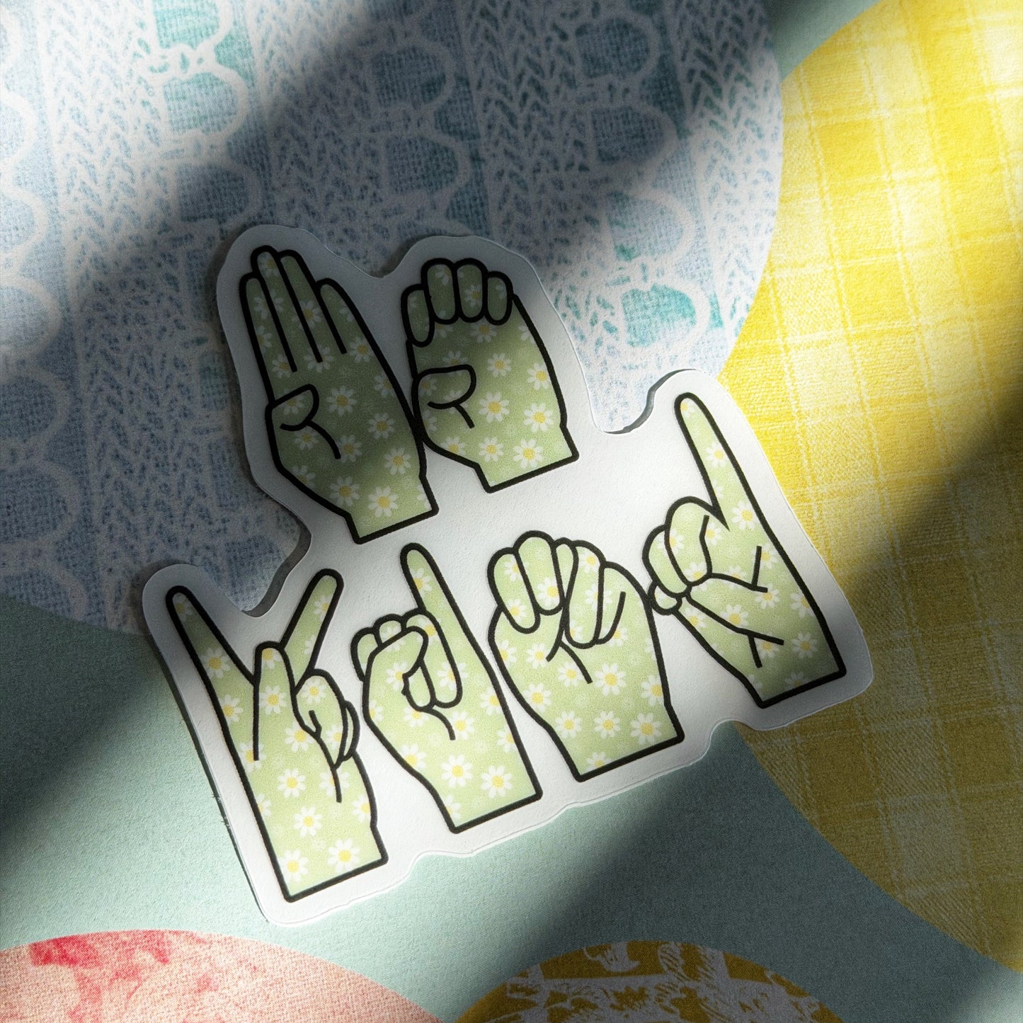 Be Kind Clear Sticker