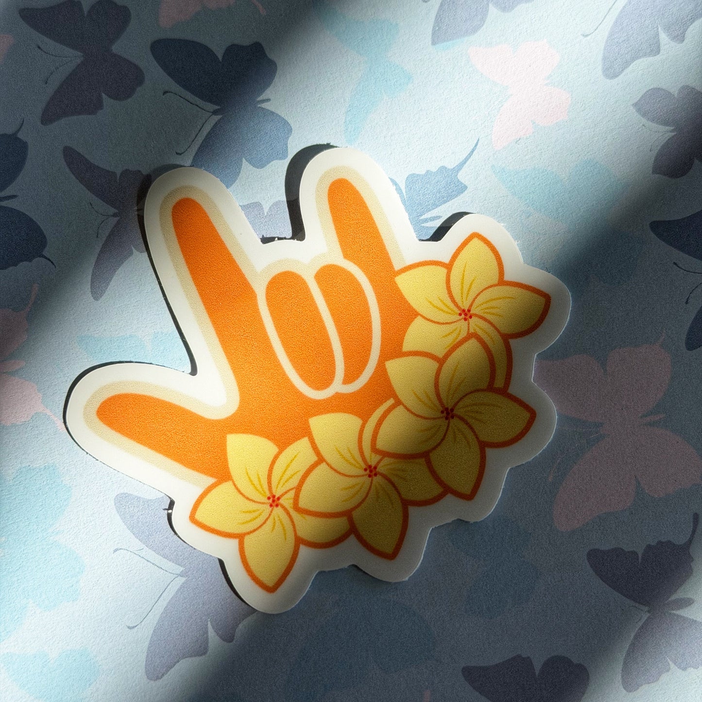 Island Bloom ILY Sticker