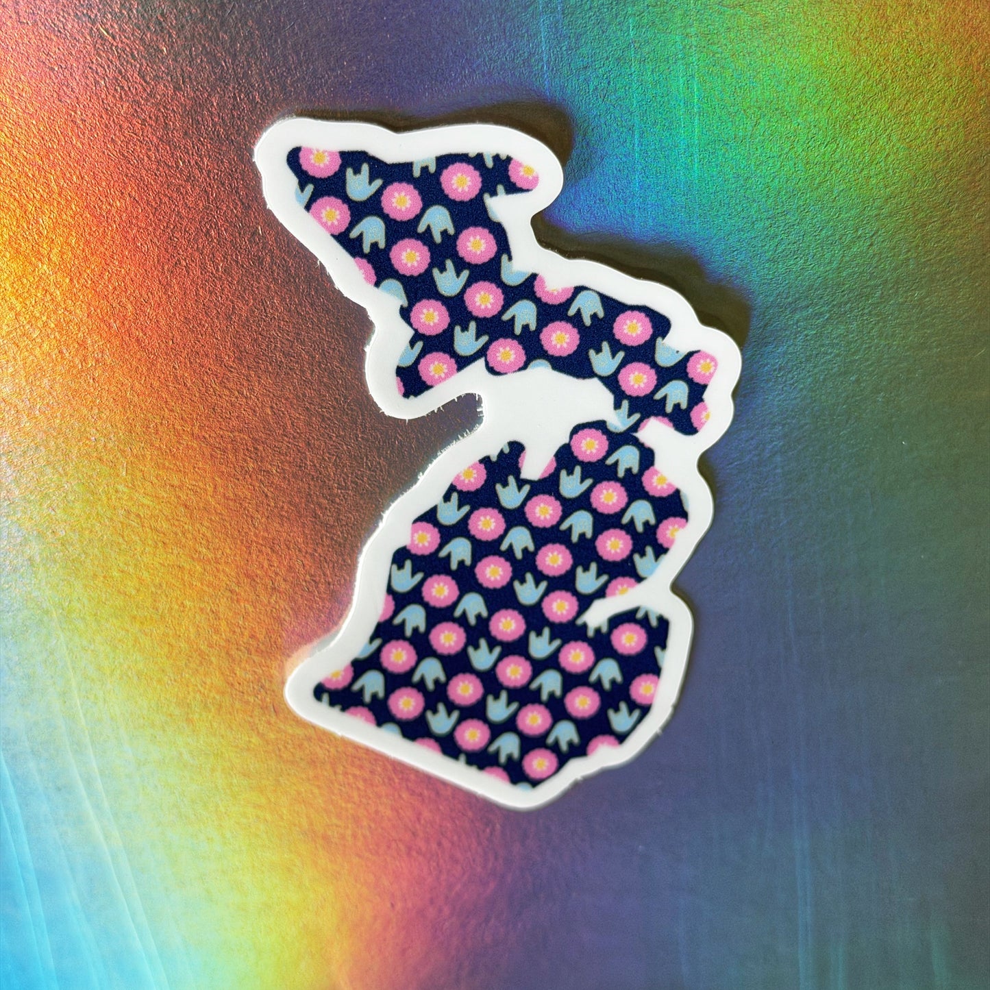 Michigan ILY Sticker