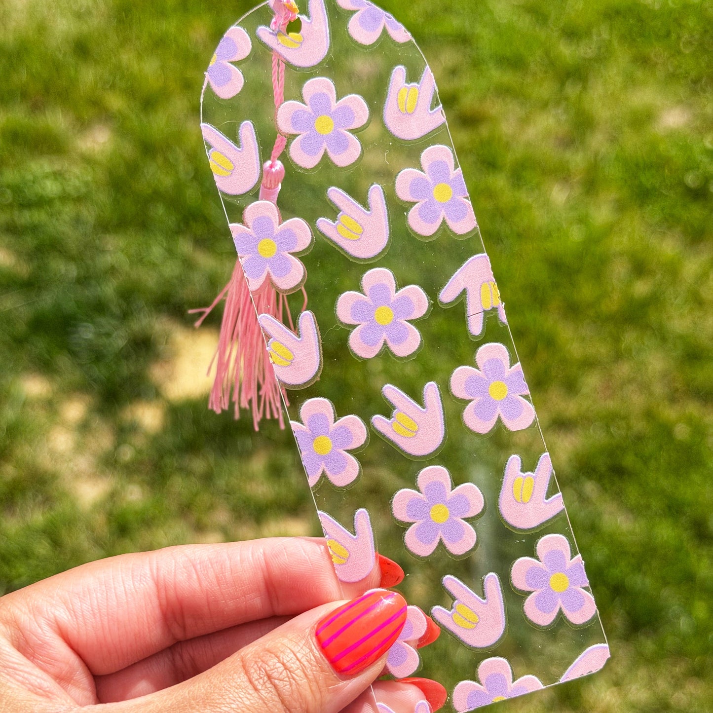 Violet Garden ILY Acrylic Bookmark